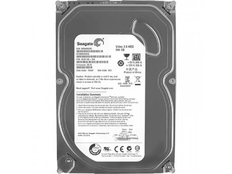 HDD 3.5''500GB ST3500312CS 5900RPM 8MB SLIM SATA