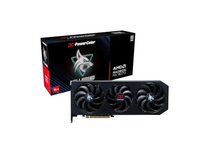 Hellhound AMD Radeon RX 9070 16GB GDDR6 256bit RX9070 16G-L/OC