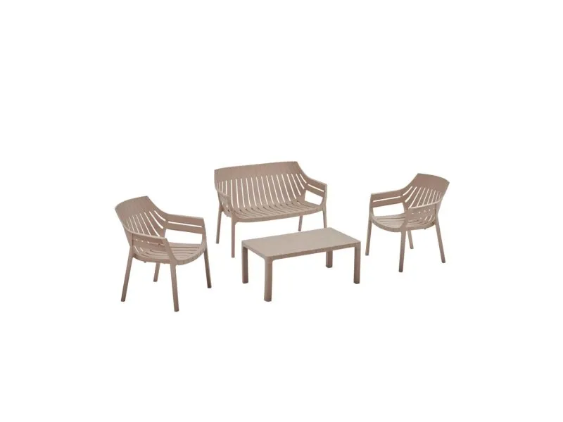 Hilton baštenski set Beige