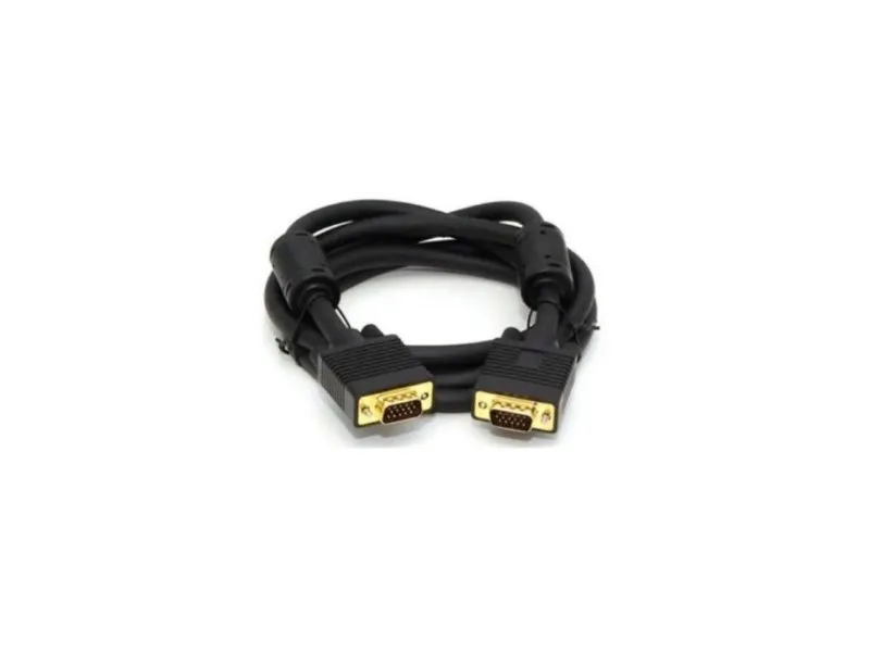 Kabl VGA D-sub M/M 1.8m HQ feritno jezgro crni