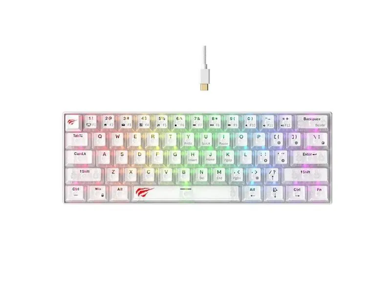 KB903L RGB tastatura bela