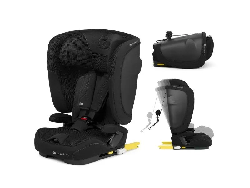 KINDERKRAFT AUTOSEDISTE FIX2GO I-SIZE 76-150CM BLACK