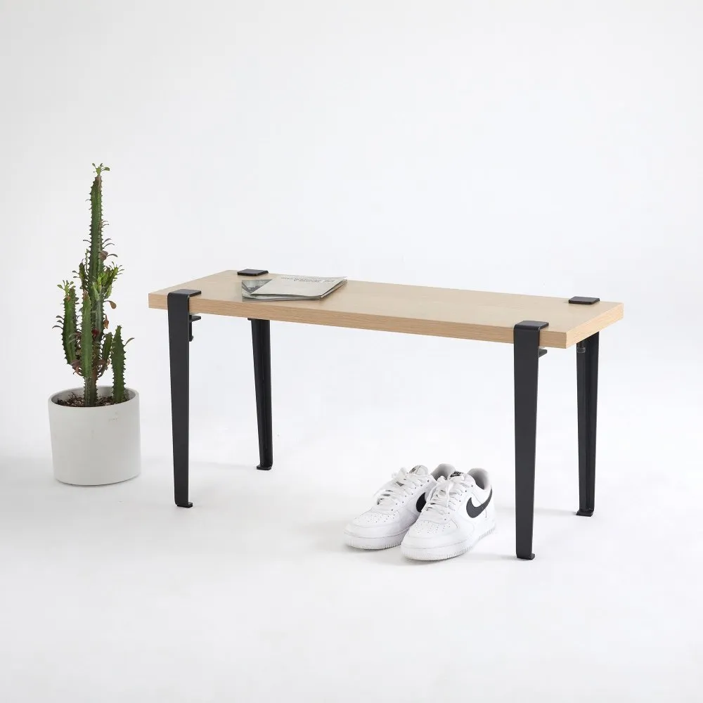 Klupa Khalkeus Wooden Black (631LGG1232)