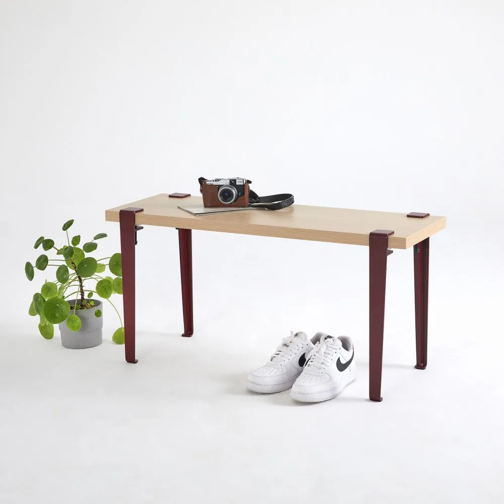 Klupa Khalkeus Wooden Burgundy (631LGG1236)