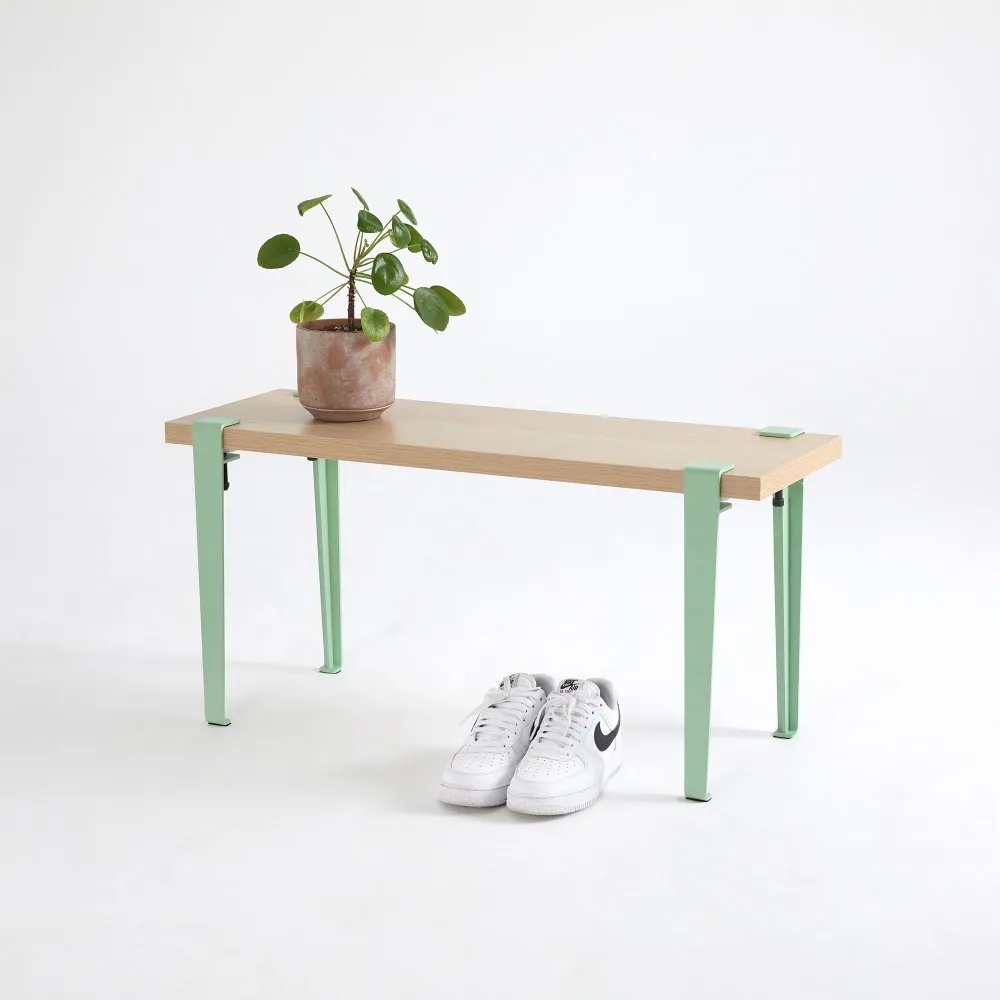 Klupa Khalkeus Wooden Mint Green (631LGG1235)