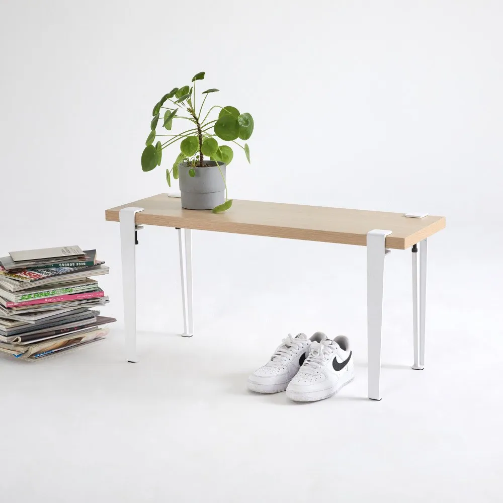Klupa Khalkeus Wooden White (631LGG1233)