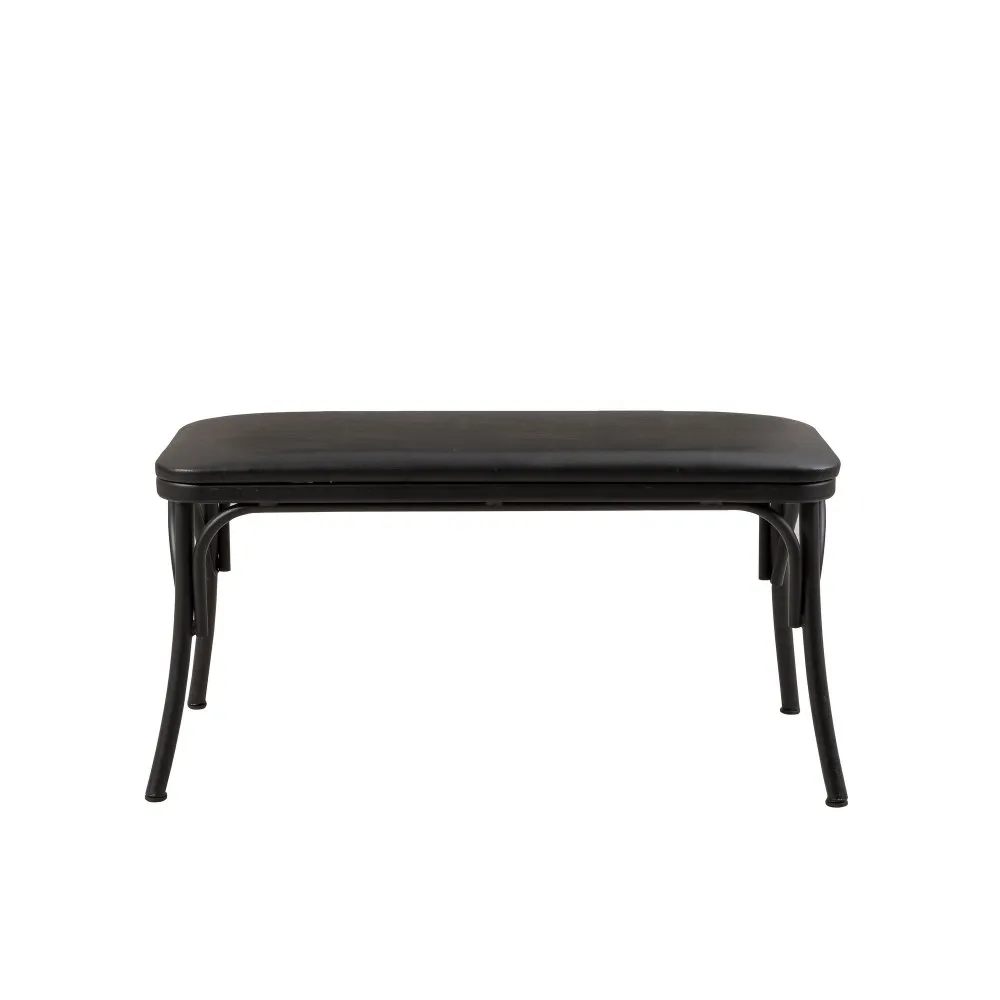 Klupa Oliver Bench Black (869VEL8116)