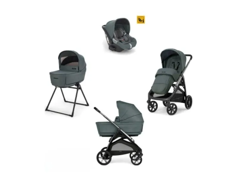 Kolica za bebe Trio sistem Aptica Darwin25,Emeraldgreen