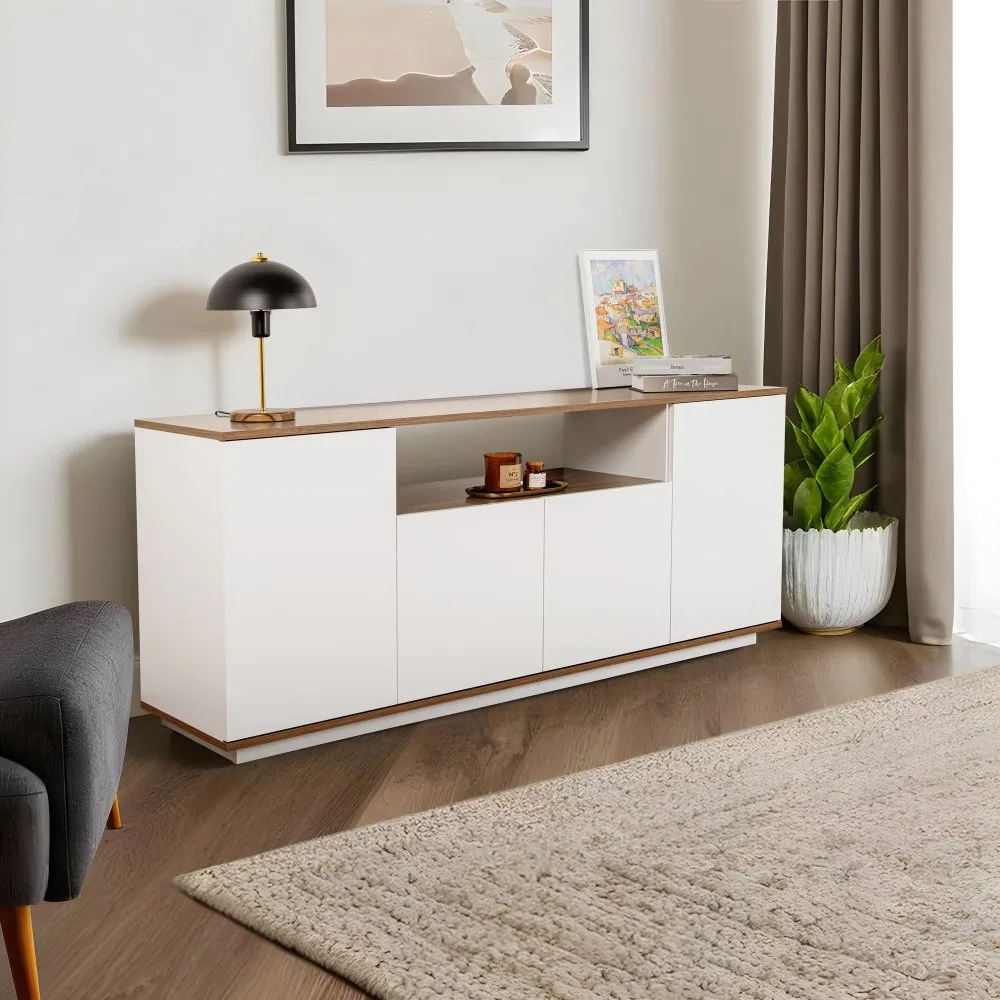 Komoda Arista White Walnut