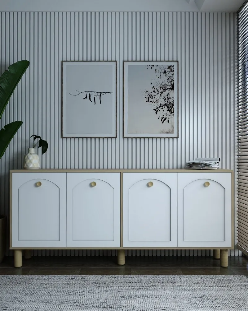 Komoda Simple KX180 Bohem Sapphire Oak White