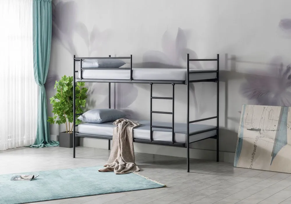 Krevet na sprat R91 Black (90 x 200)