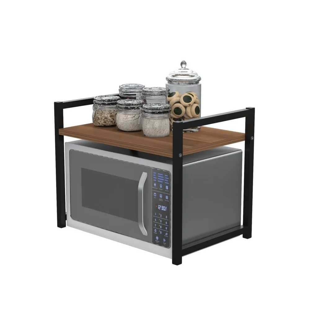 Kuhinjska polica Malta Walnut Black