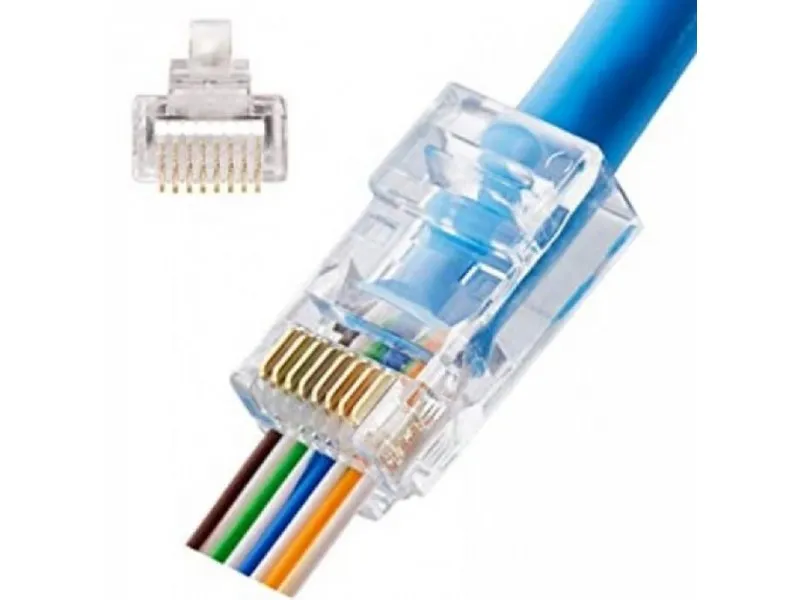LC-PTF-01/100CAT6 LAN UTP kategorije 6 EZ konektor PNP88FZv2-R RJ45 (100 komada pakovanje) 39337