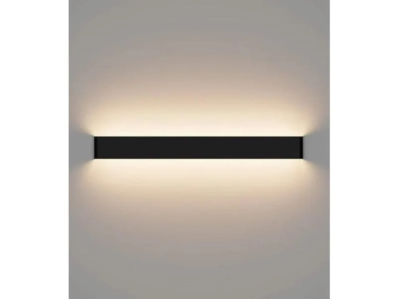 Led zidna lampa crna 30W