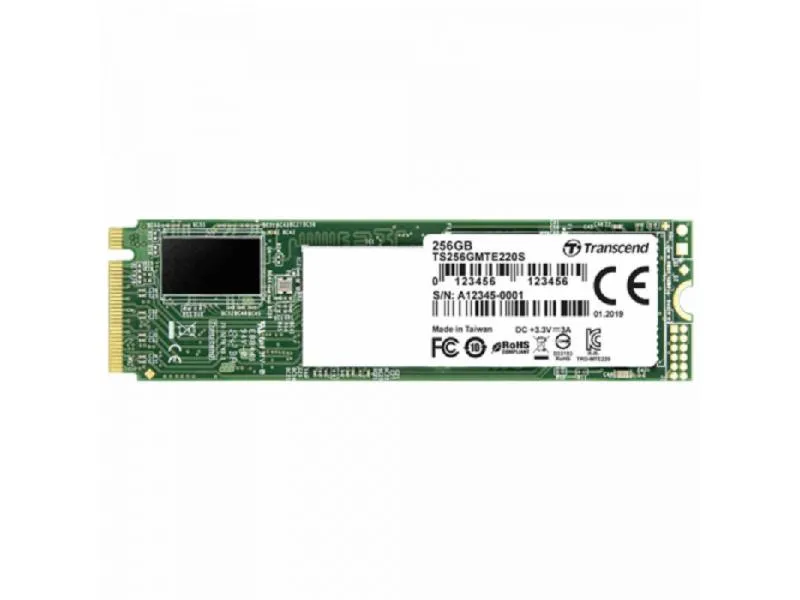 M.2 256GB SSD NVMe, 2280, PCIe Gen3x4, M-Key, 3D TLC, with Dram 3300/1100 MB/s 4141630641
