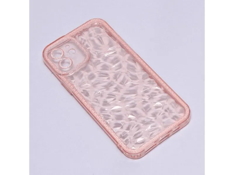 Maska Bling Diamond za iPhone 12 6.1 roze
