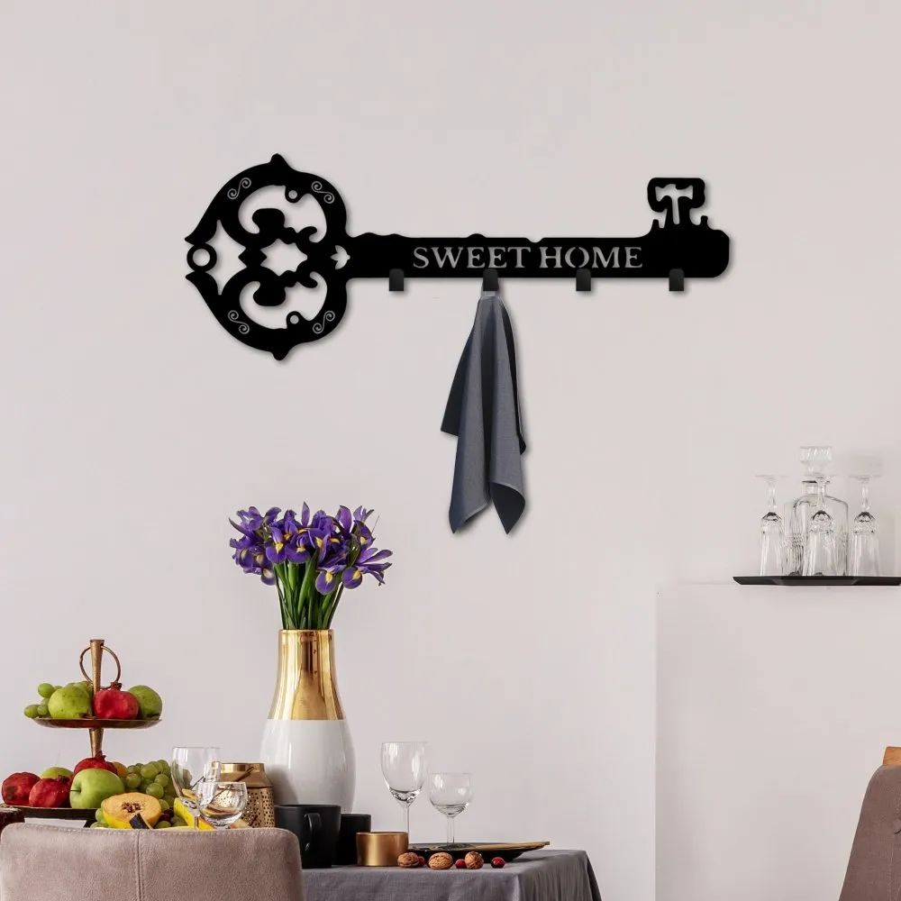 Metalna zidna kuka crna boja Magic Key