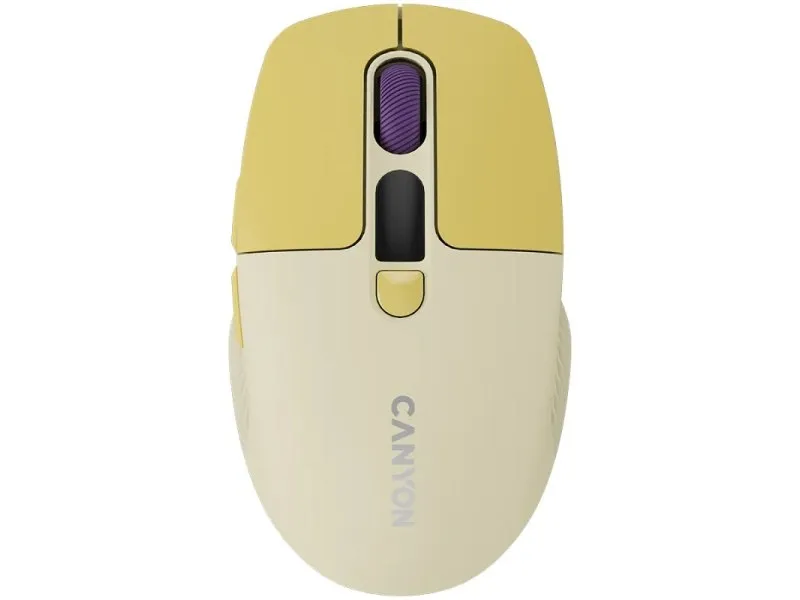 Miš MW-26 LCD Silent Dual Mode Wireless Yellow