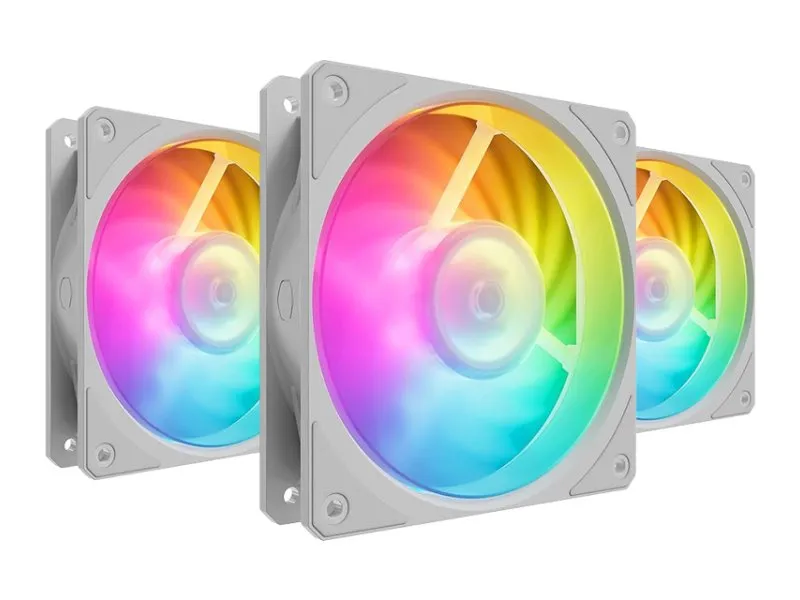 Mobius 120P ARGB White 3-pack kit ventilator MFZ-M2DW-243P2-R1