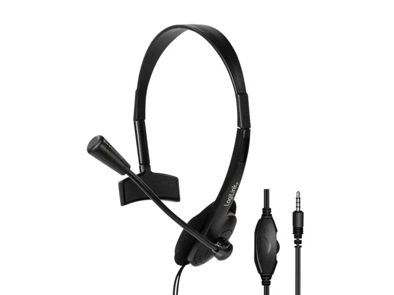 Mono slušalice, povezivanje 3.5mm, mikrofon za call centre