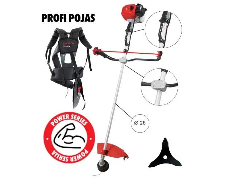 Motorni Trimer, 52cc, 28 mm, POWER series FT52PS