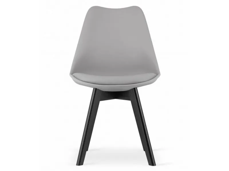 Napoli set 4 stolice Gray Black
