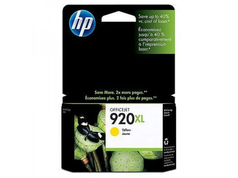 No.920XL Yellow Officejet Ink Cartridge (CD974AE)