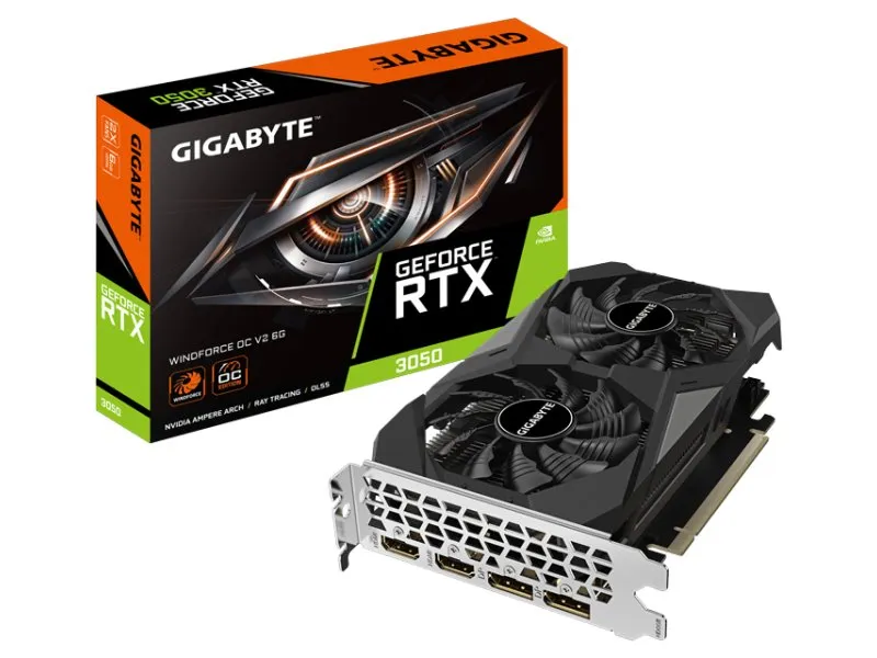 nVidia GeForce RTX 3050 6GB 96bit GV-N3050WF2OCV2-6GD