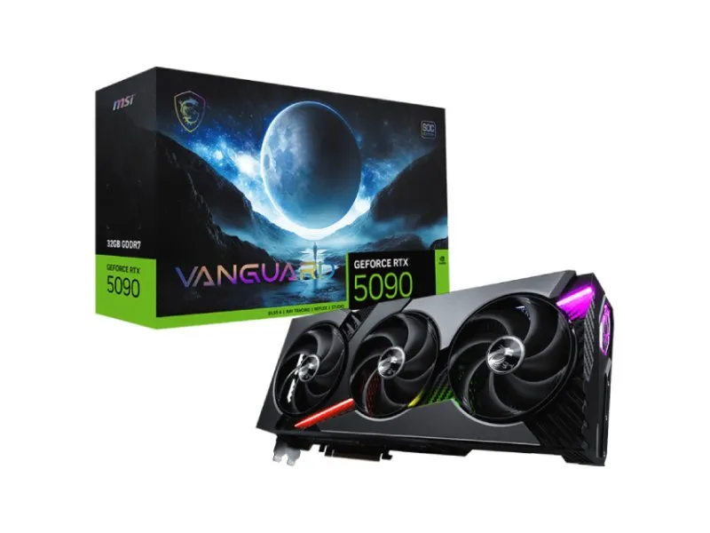 nVidia GeForce RTX 5090 VANGUARD 32G 512 bit GeForce RTX 5090 32G VANGUARD SOC