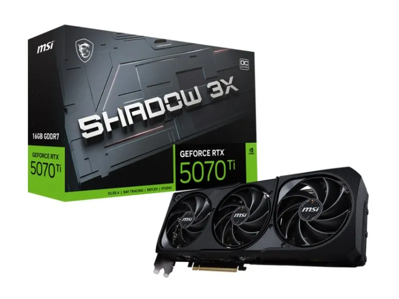 nVidia RTX 5070 Ti 16G SHADOW 3X OC 256bit