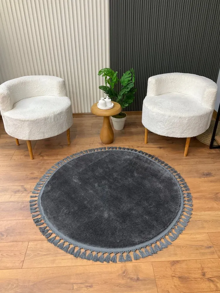 Okrugli tepih 1414 Anthracite 120 x 120 (514SRZ1426)