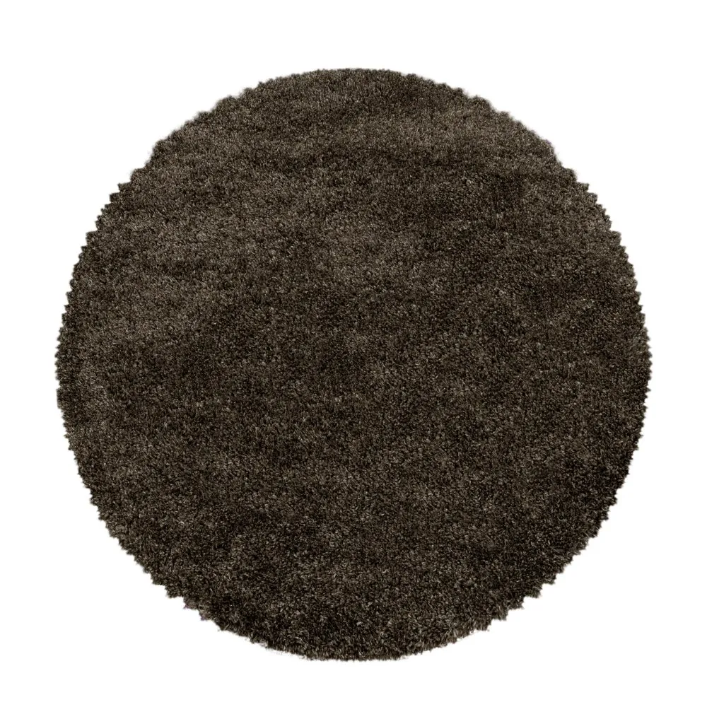 Okrugli tepih Fluffy 3500 Brown 120 x 120 (743CDY1706)