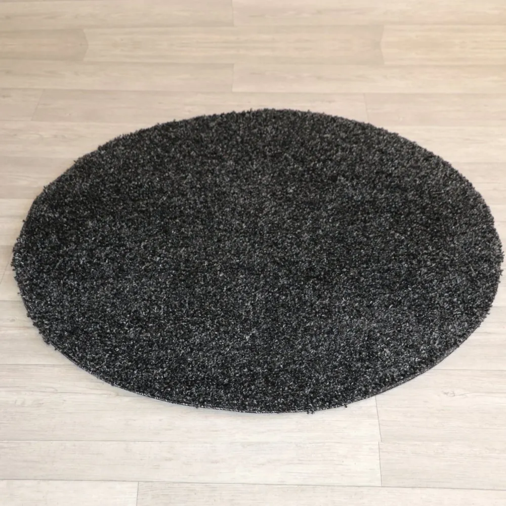 Okrugli tepih Life 1500 v2 Anthracite 120 cm (922GLA1154)