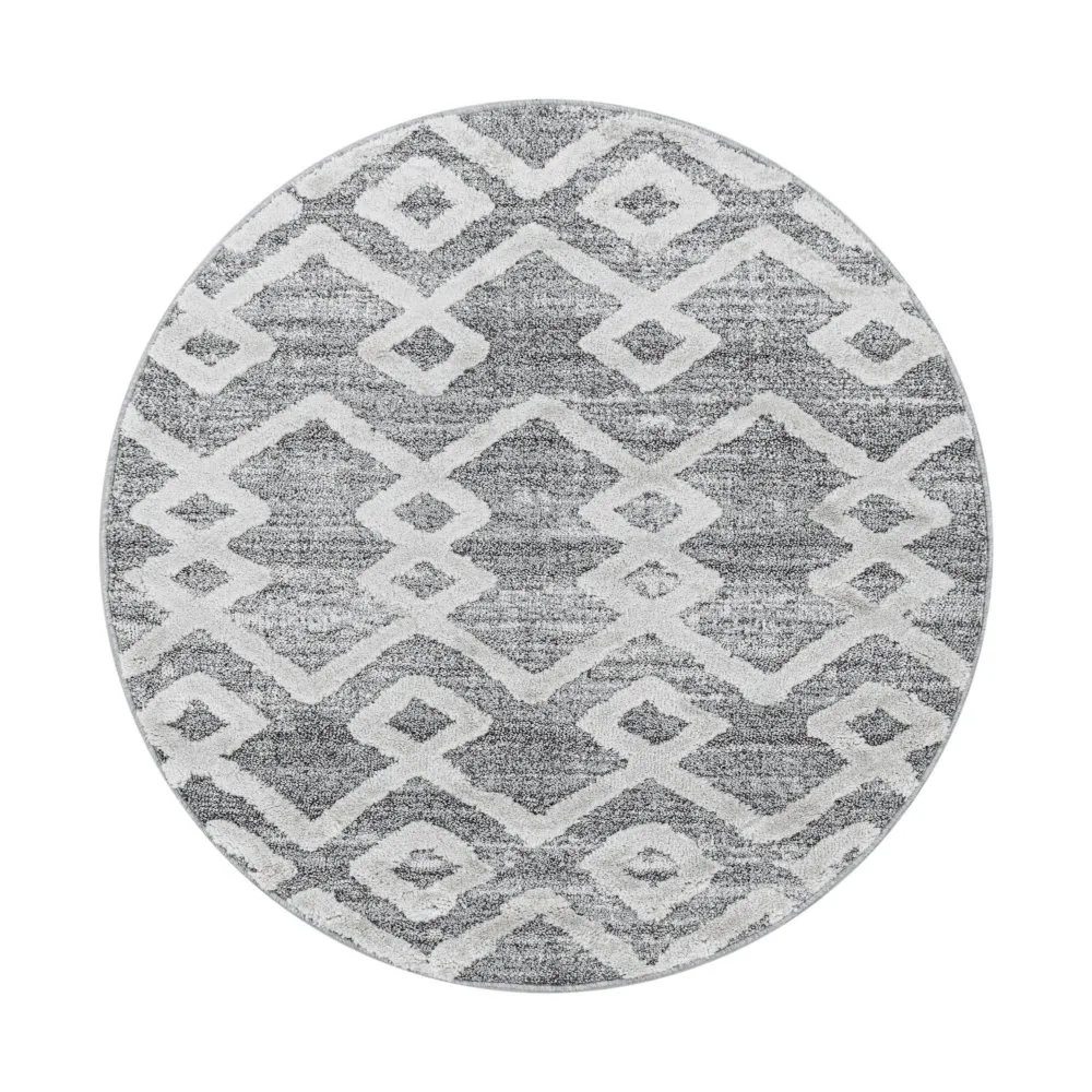 Okrugli tepih Pısa 4704 Grey 120 x 120 (743CDY2772)