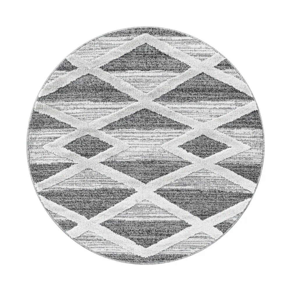 Okrugli tepih Pısa 4709 Grey 120 x 120 (743CDY2777)