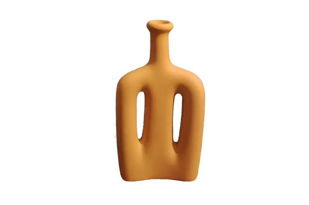 Orange keramička vaza CY0119