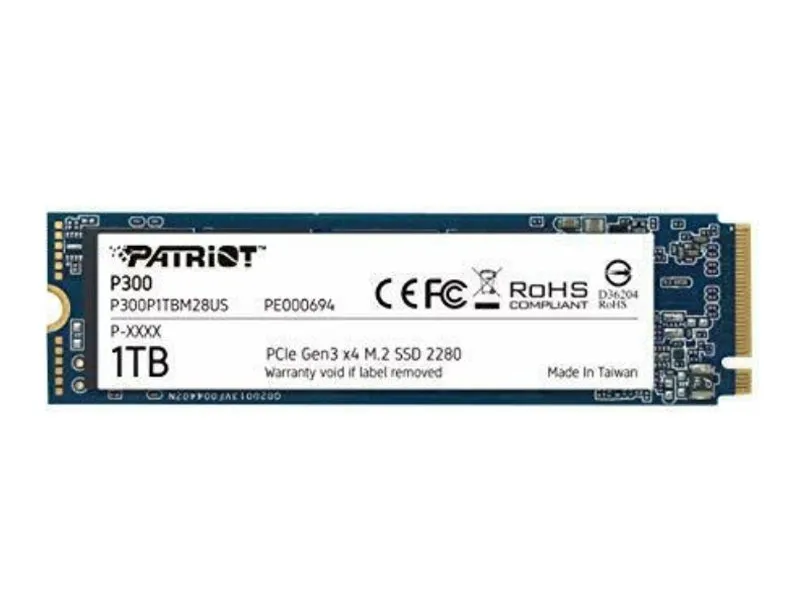 P300 1TB M.2 NVMe PCIe 3.0 2100MBs/1650MBs P300P1TBM28