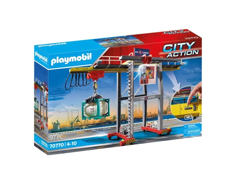 Playmobil City Action Kran sa kontejnerom