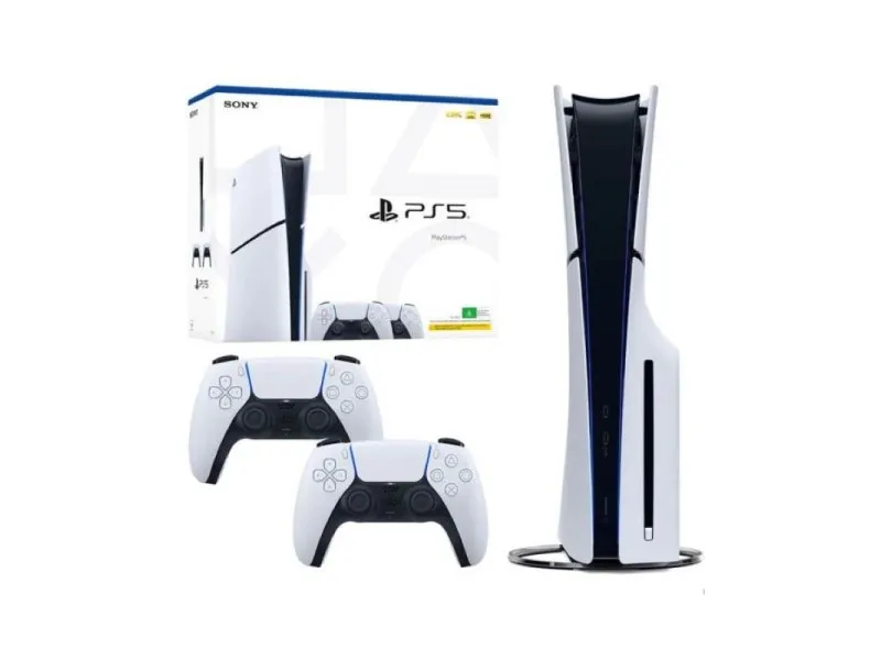 Playstation PS5 Slim 1TB + 2x DualSense Wireless Controller