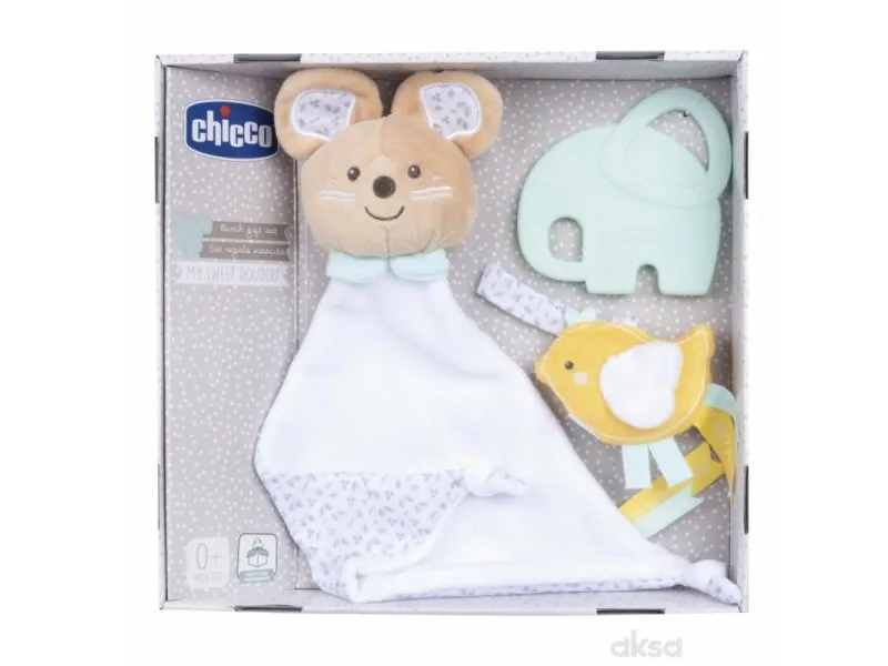 Plišana igračka Du Du miš set za bebe