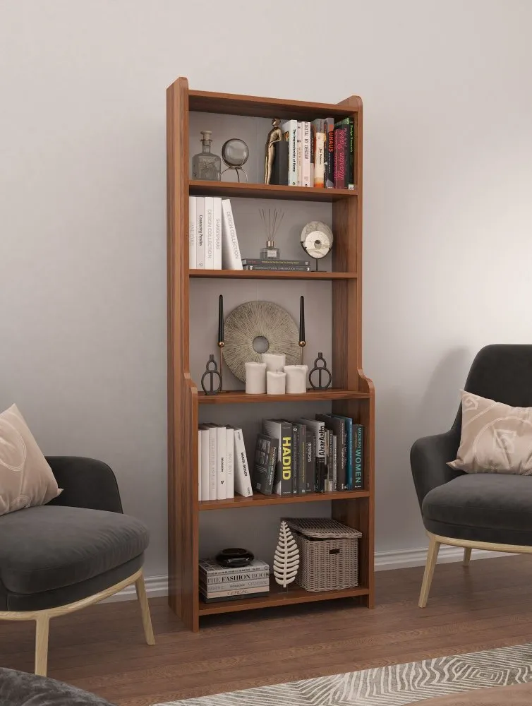 Polica za knjige Etna Walnut