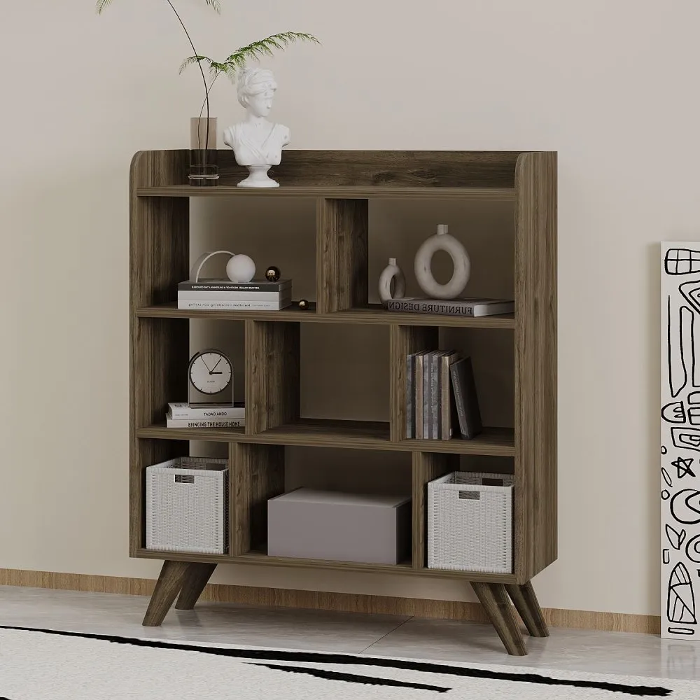 Polica za knjige Florida Walnut