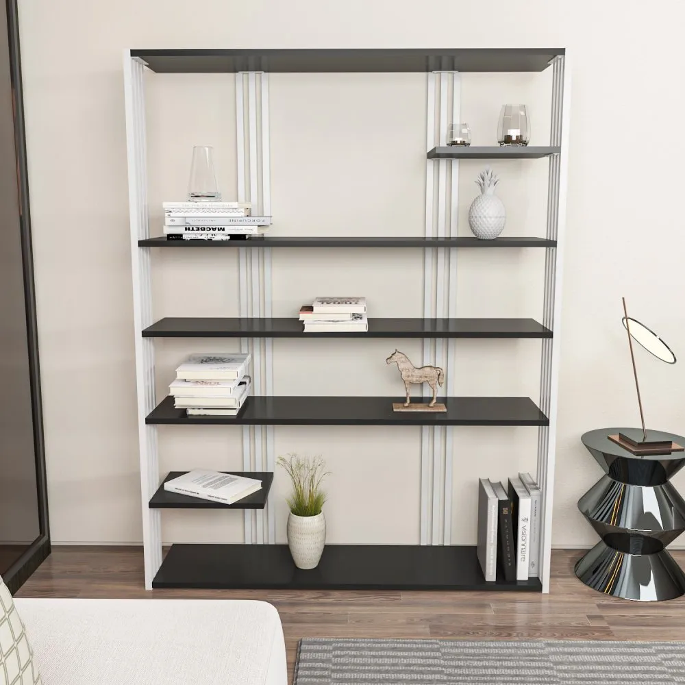 Polica za knjige Jenny Anthracite White