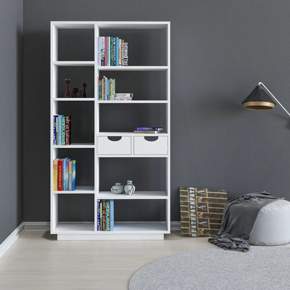 Polica za knjige Luma White