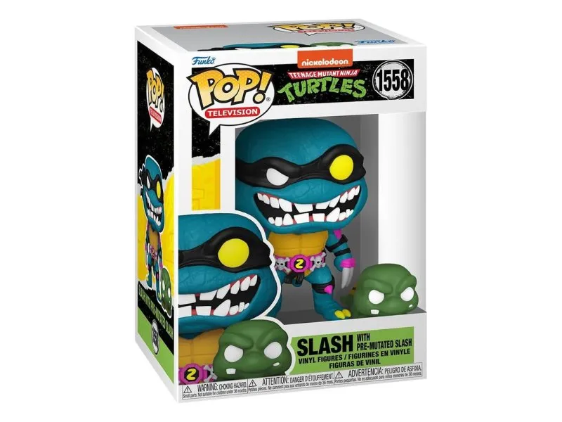 POP! & Buddy: TMNT – Slash & Pre-mutated Turtle Slash