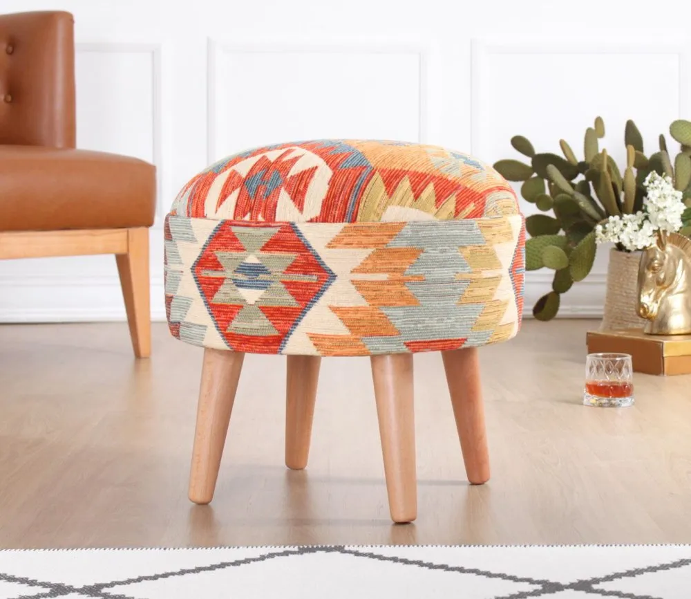 Pouffe multicolor Sefian