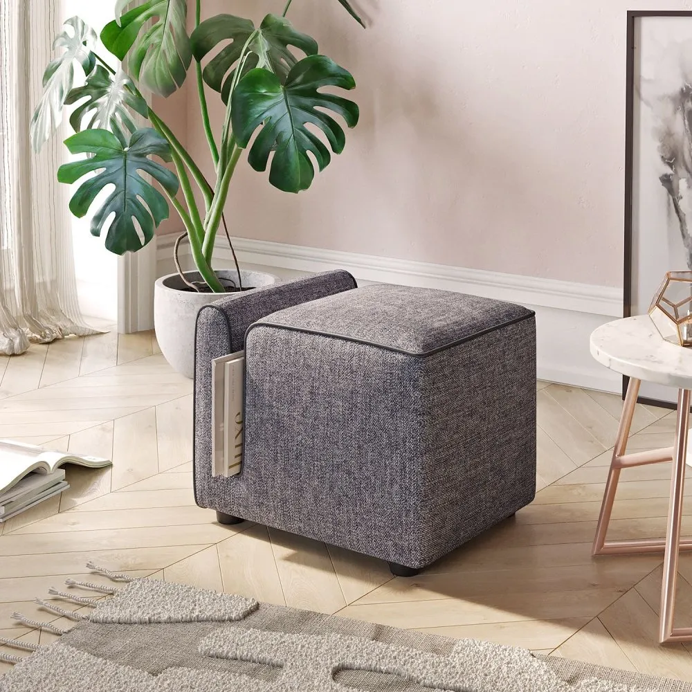Pouffe Paris Grey