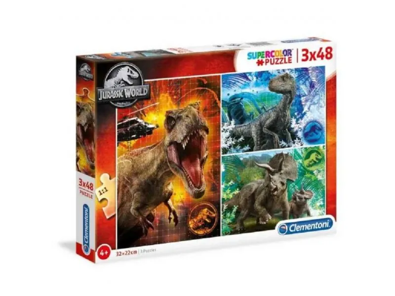 Puzzle 3X48 JURASSIC WORLD