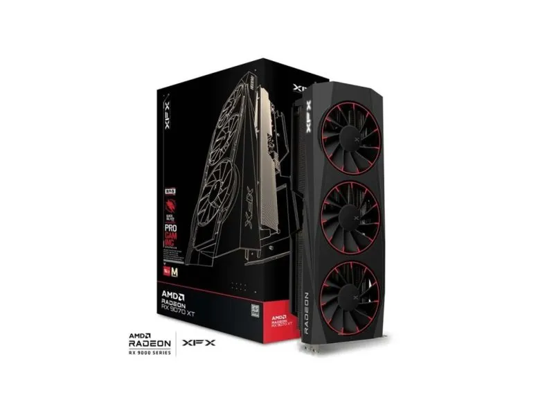 Quicksilver AMD Radeon RX 9070XT Magnetic Air Edition 16GB GDDR6 256bit RX-97TMAQKB9