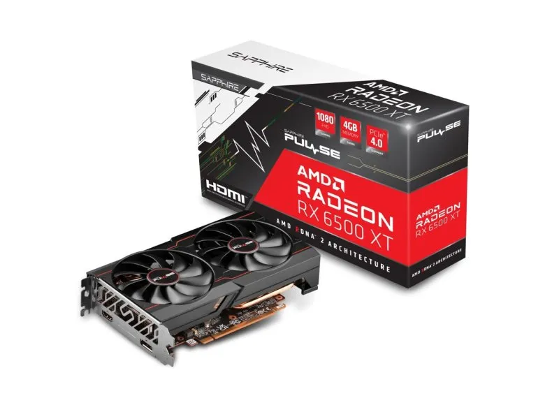 Radeon RX 6500XT Gaming OC Pulse 4GB GDDR6 11314-07-20G